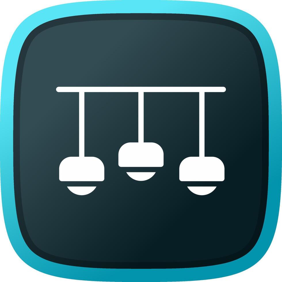 conception d'icône créative plafonnier vecteur