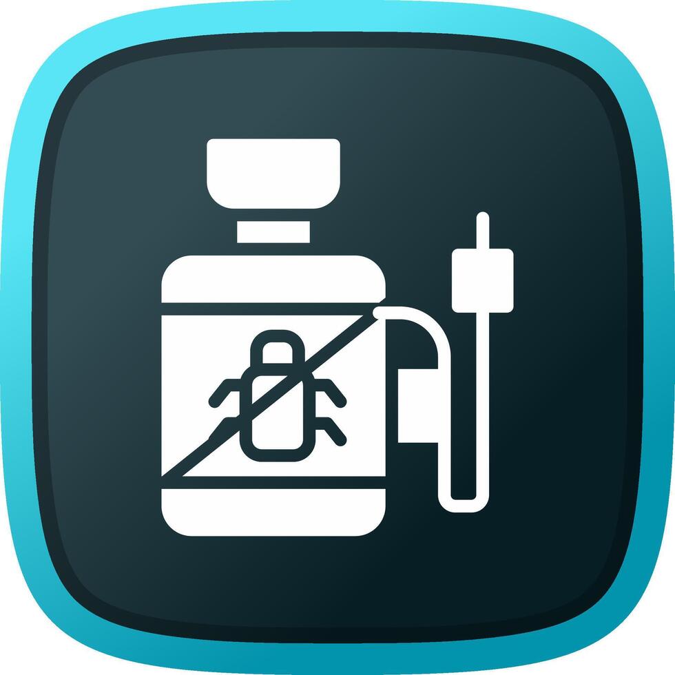 conception d'icônes créatives de pesticides vecteur
