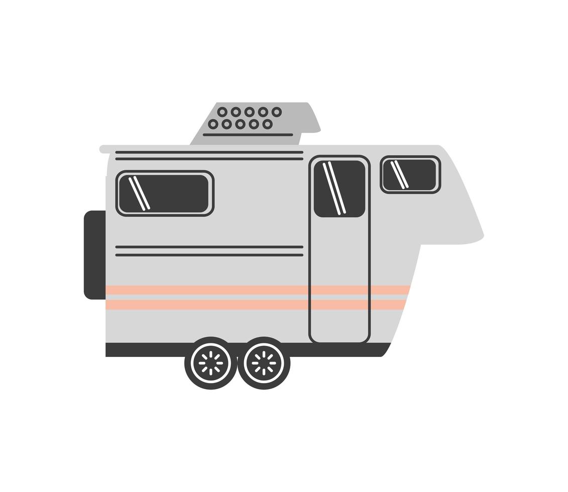 véhicule de cabine de camping-car vecteur
