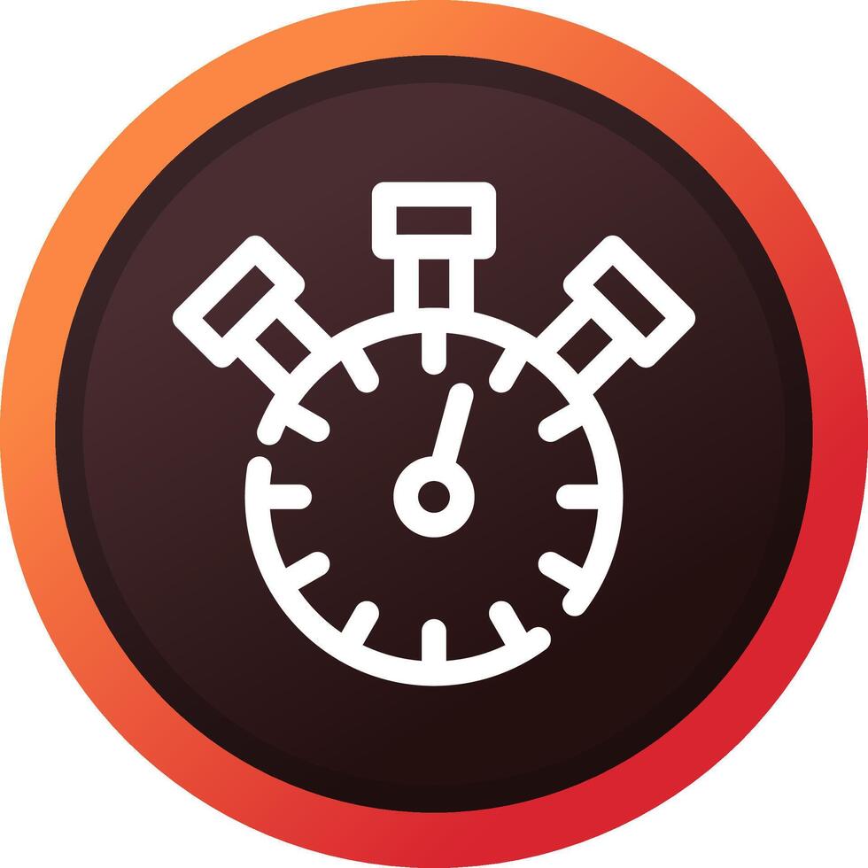 conception d'icône créative chronomètre vecteur