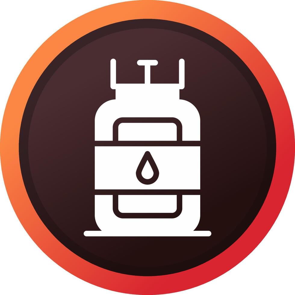 gaz cylindre Créatif icône conception vecteur