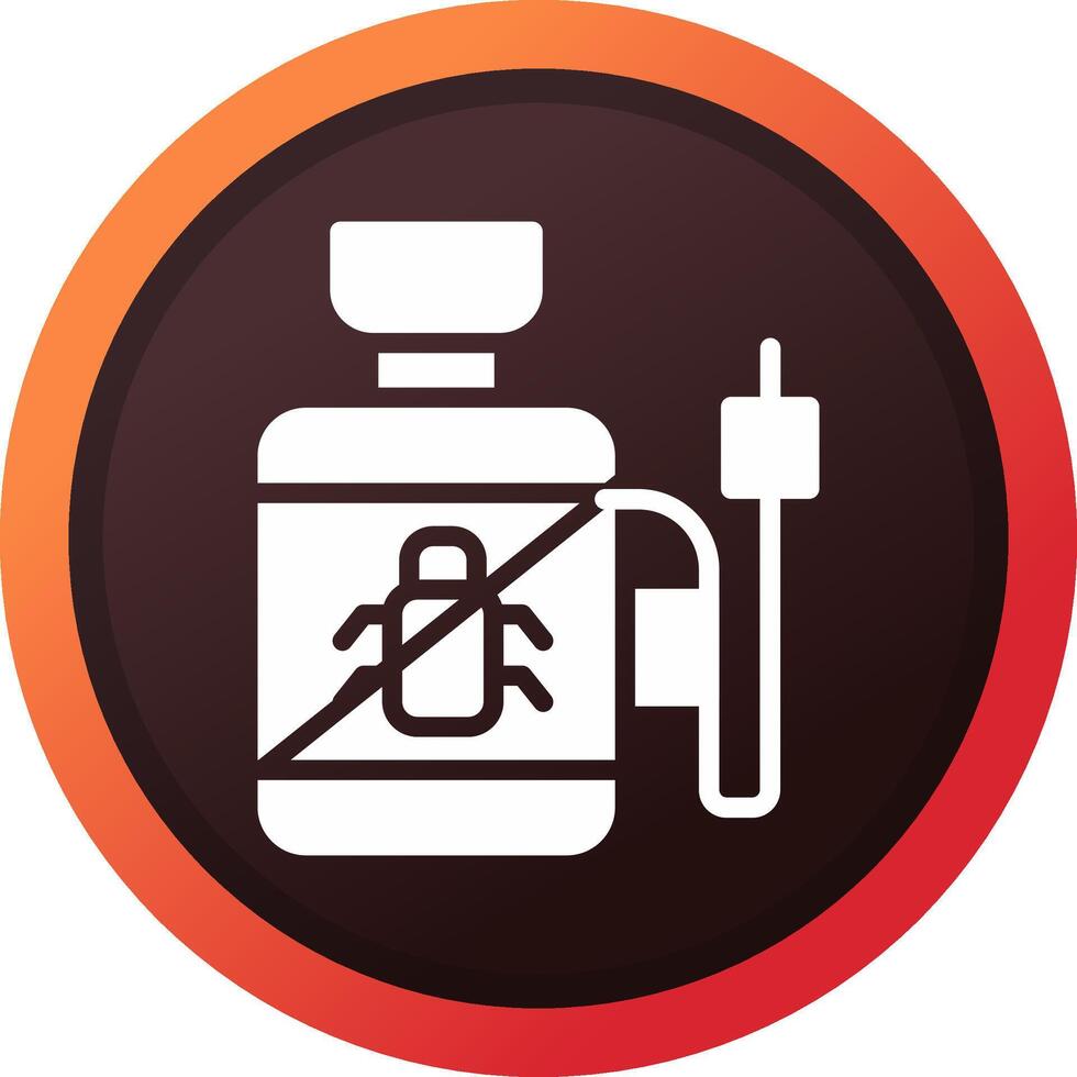 conception d'icônes créatives de pesticides vecteur