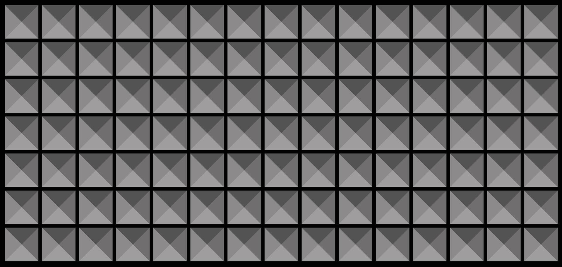 géométrique dans gris Couleur vecteur avec foncé carré lignes.