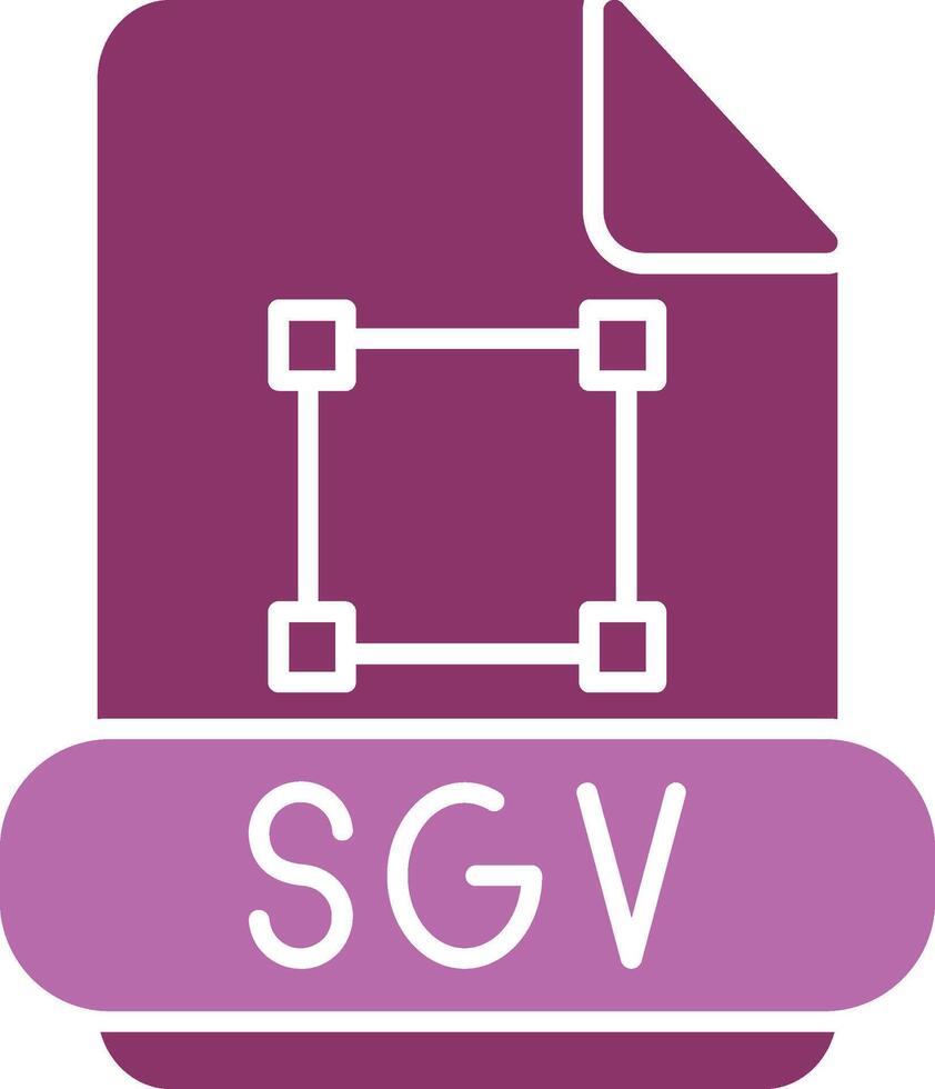 svg glyphe deux Couleur icône vecteur