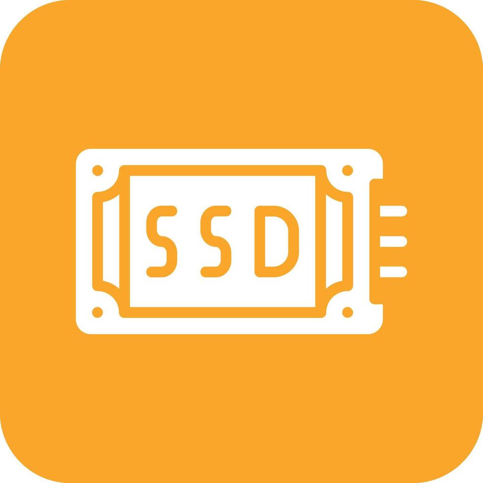 icône de vecteur ssd