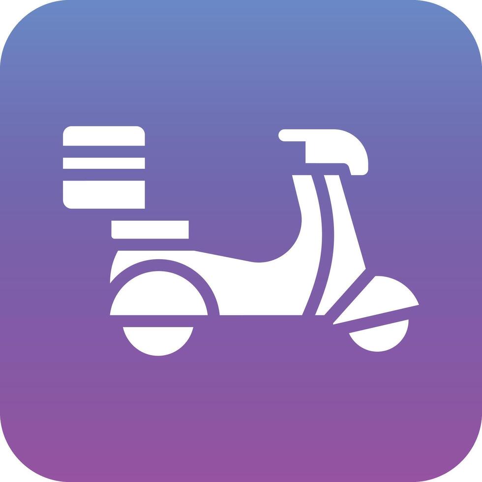 livraison scooter vecteur icône