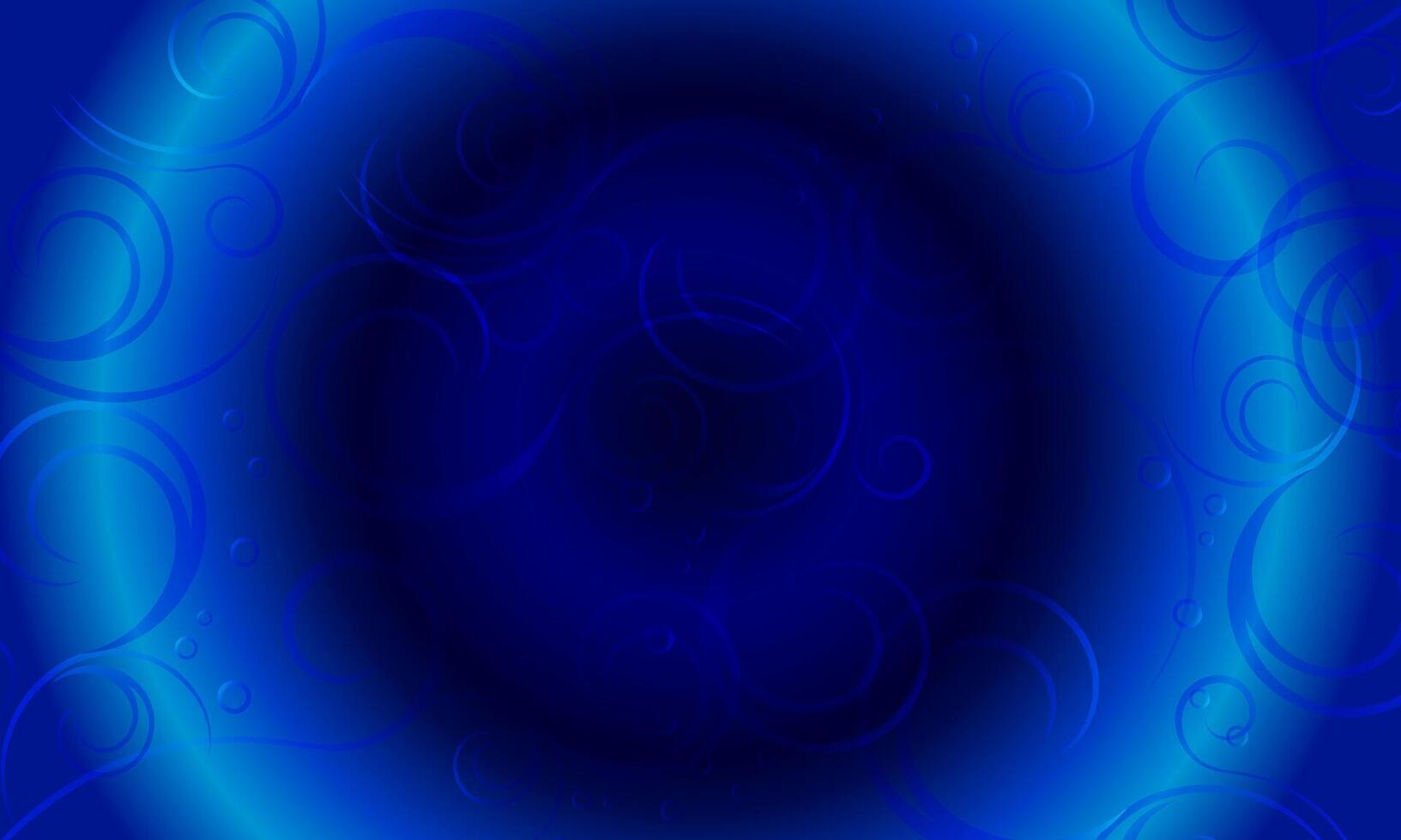 abstrait liquide fluide cercles foncé bleu Contexte. vecteur