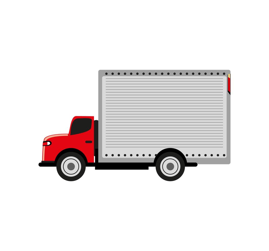 transport par camion de livraison vecteur