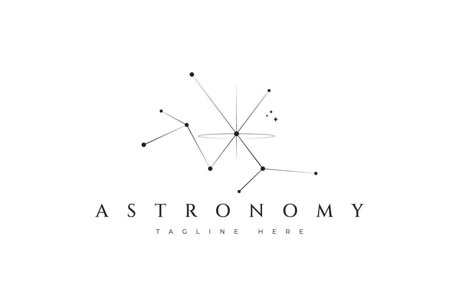 astrologie astronomie astrologique signe symbole abstrait logo ésotérique science cosmique mode badge marque identité vecteur