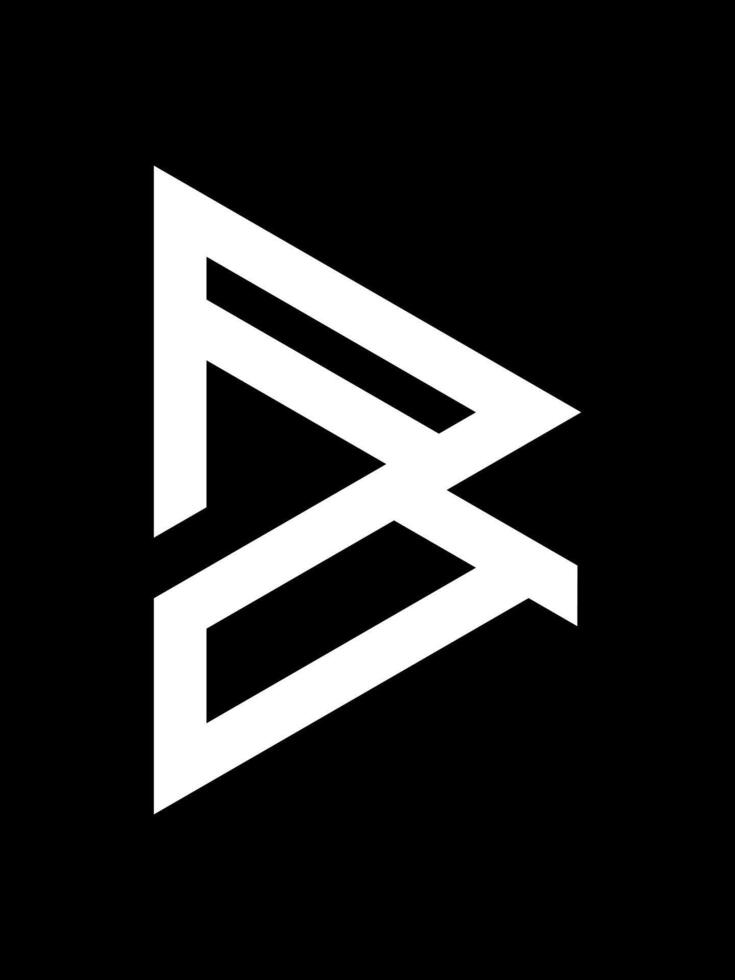 pba monogramme logo vecteur
