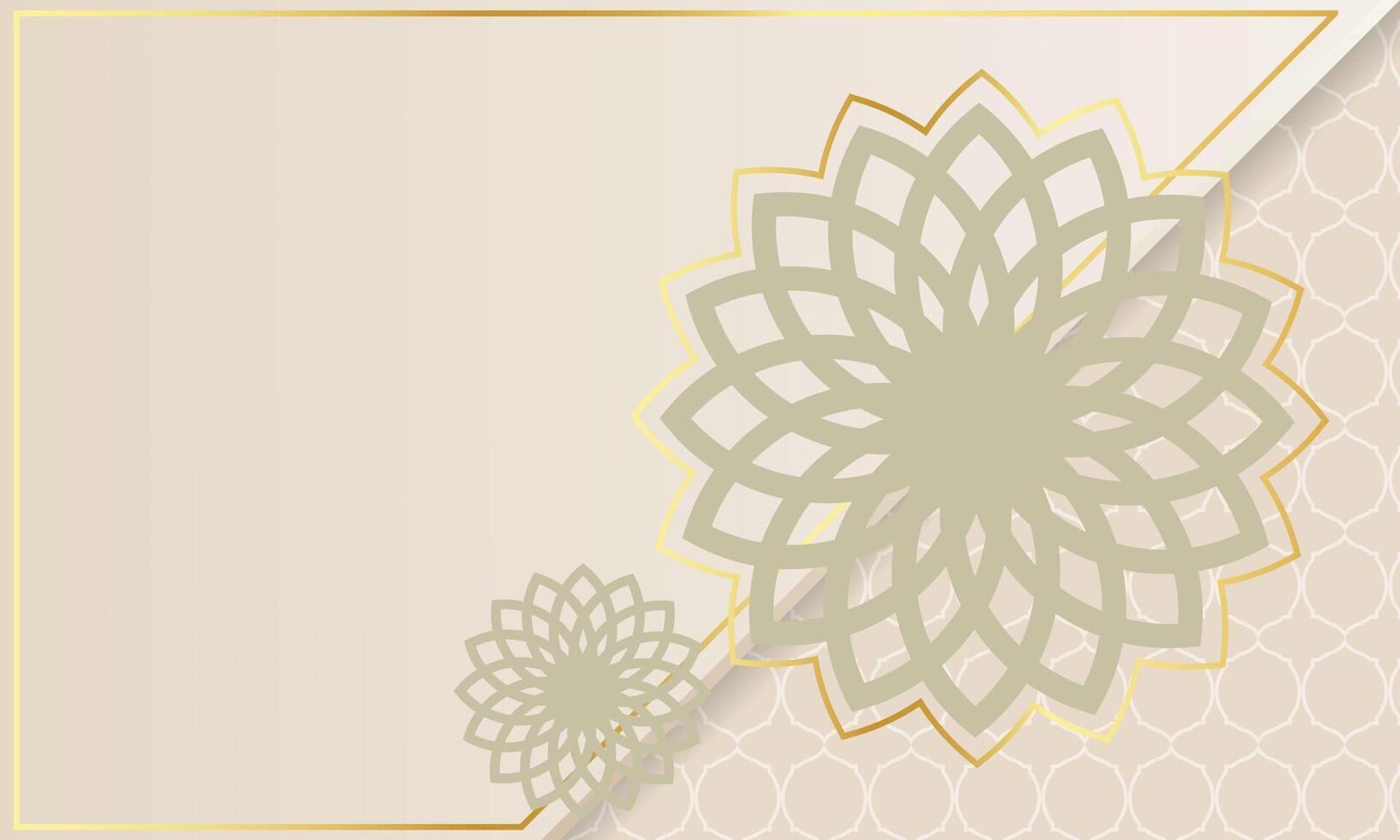 Ramadan kareem concept Contexte dans blanc Couleur vecteur