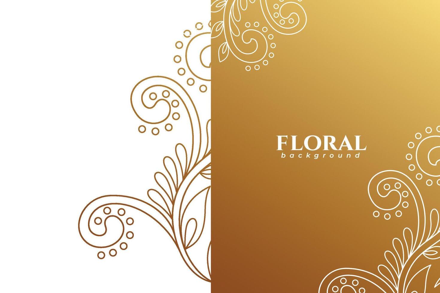 ligne style artistique floral prime Contexte pour islamique décoration vecteur