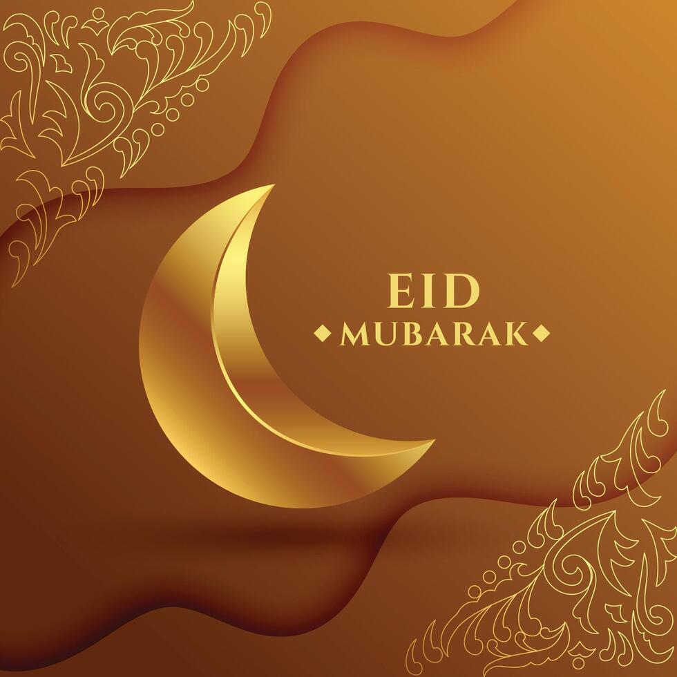 magnifique eid Al adha salutation carte pour de fête saison vecteur