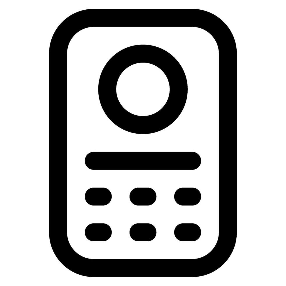 interphone icône pour la toile, application, uiux, infographie, etc vecteur