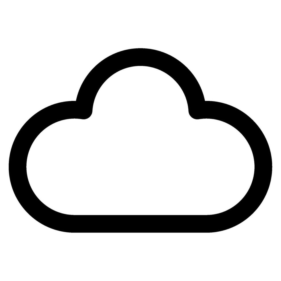 nuage icône pour la toile, application, uiux, infographie, etc vecteur