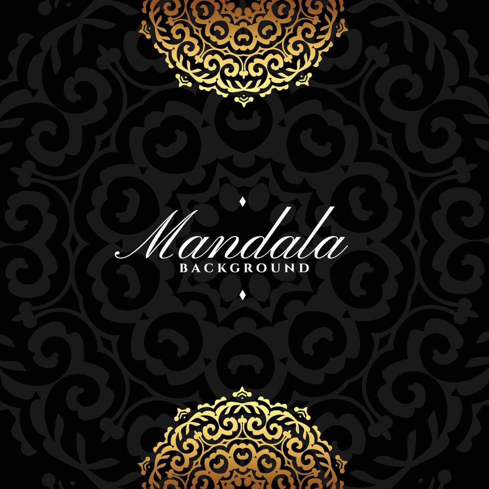 ethnique mandala modèle Contexte pour islamique textile conception vecteur