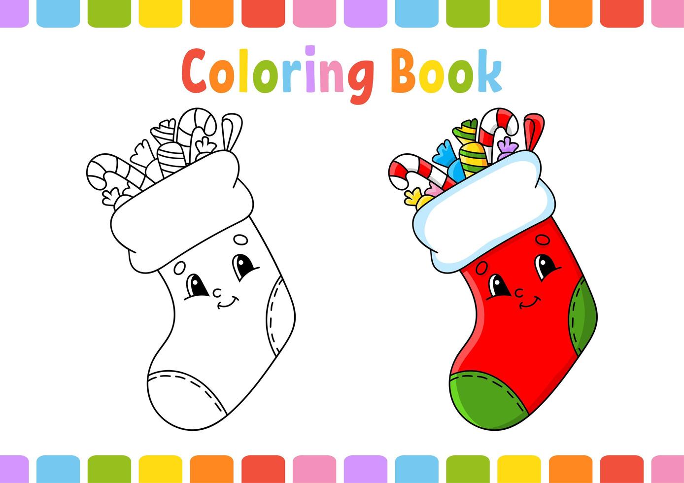 livre de coloriage pour les enfants. caractère joyeux. illustration vectorielle. style de dessin animé mignon. page fantastique pour les enfants. silhouette de contour noir. isolé sur fond blanc. vecteur