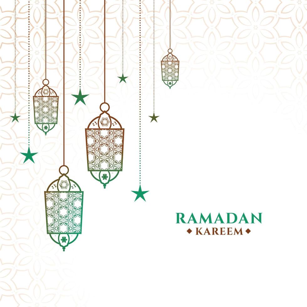 décoratif Ramadan kareem Contexte conception vecteur