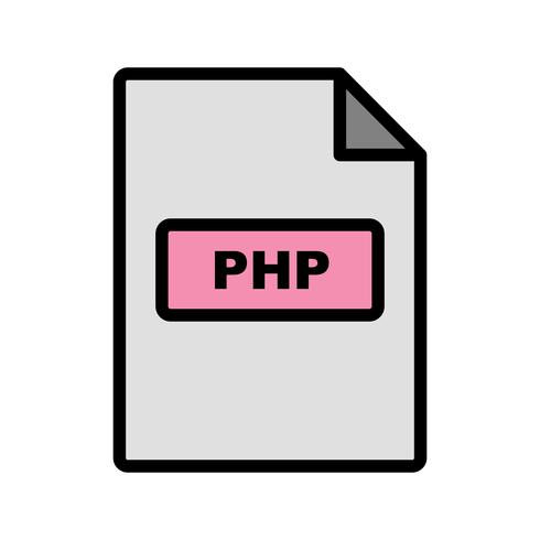 Icône de vecteur PHP