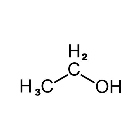 icône de vecteur d&#39;éthanol