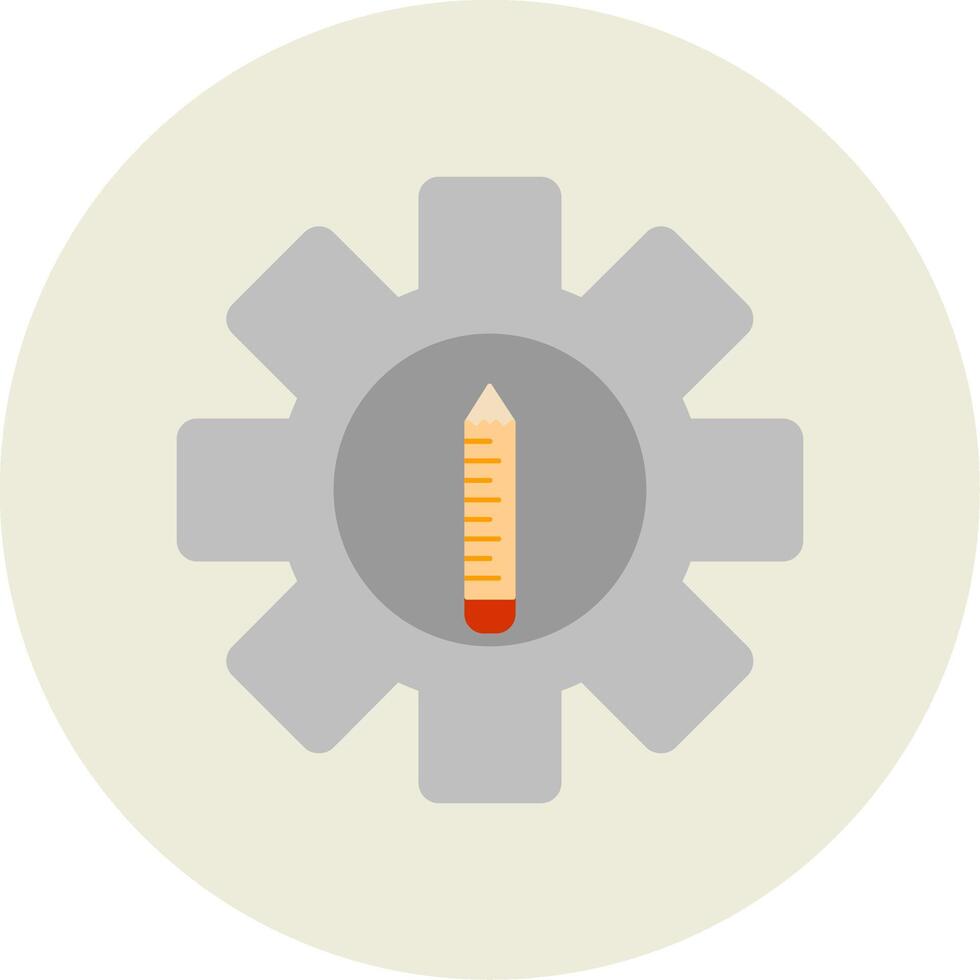 Éditer outils plat cercle icône vecteur