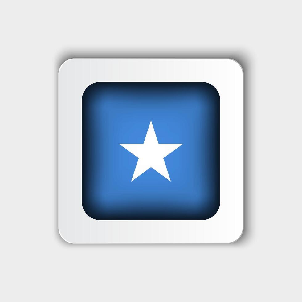 Somalie drapeau bouton plat conception vecteur
