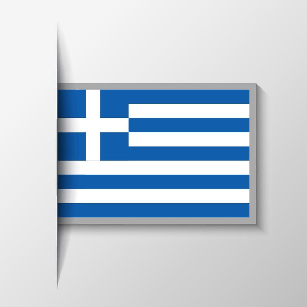vecteur rectangulaire Grèce drapeau Contexte