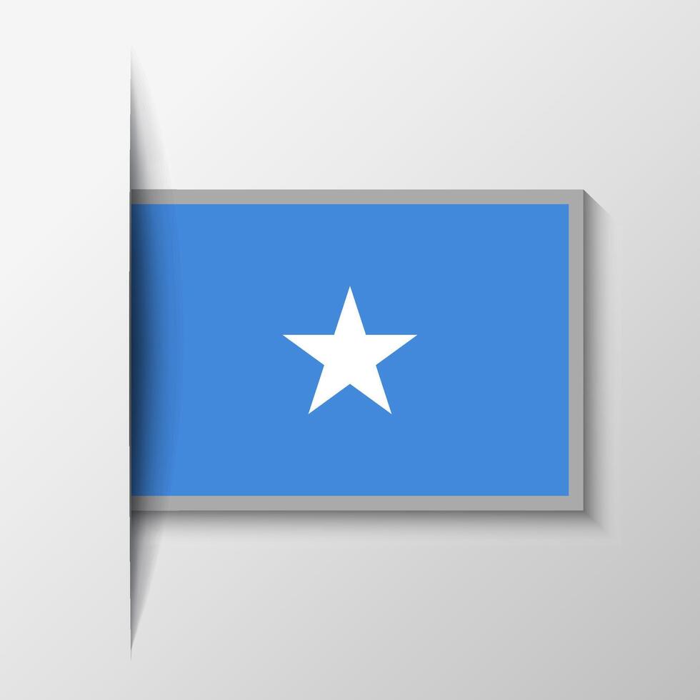 vecteur rectangulaire Somalie drapeau Contexte