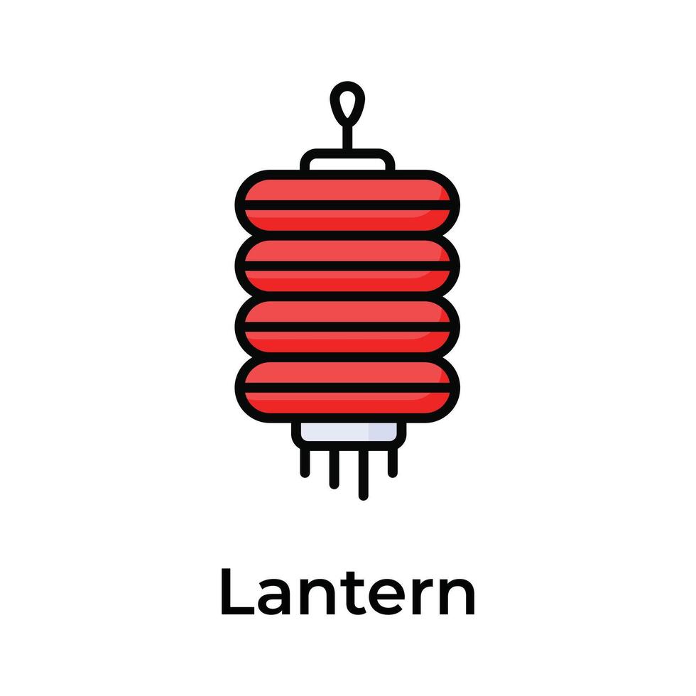 avoir votre tenir sur cette créative conçu icône de chinois lanterne vecteur