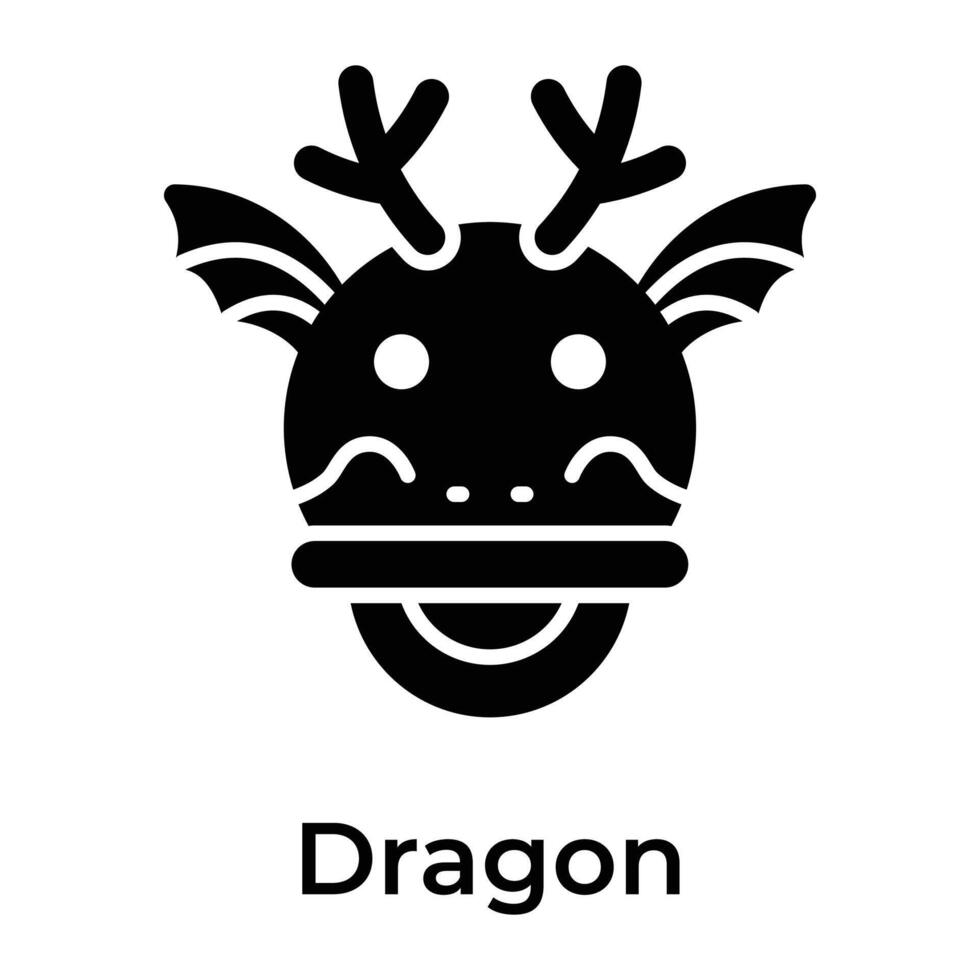 chinois dragon magnifique vecteur conception isolé sur blanc Contexte