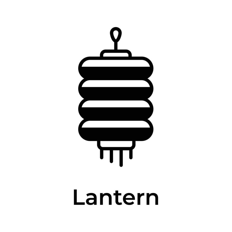 avoir votre tenir sur cette créative conçu icône de chinois lanterne vecteur