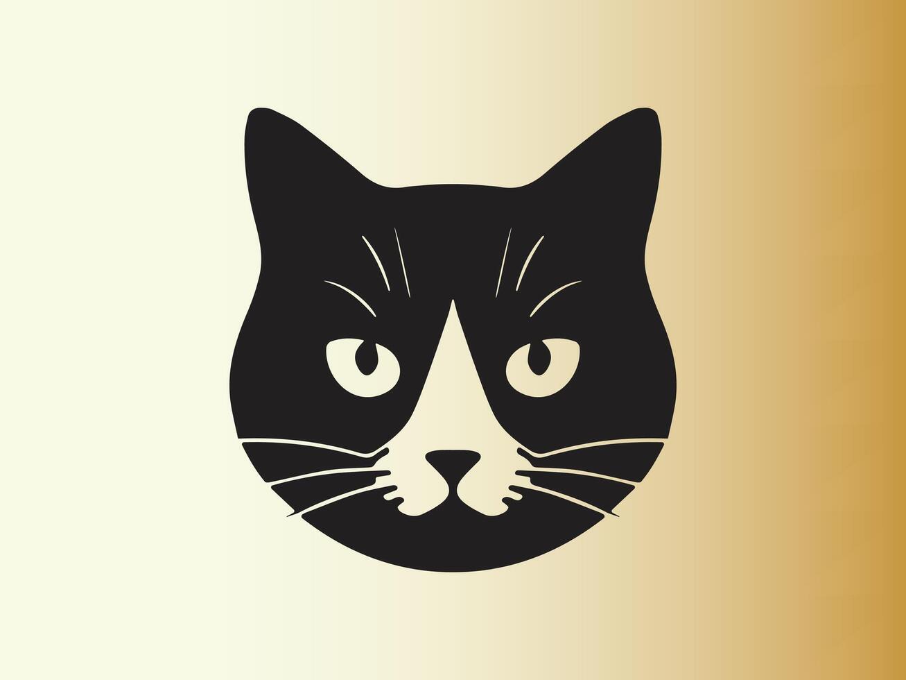chat logo conception icône symbole vecteur modèle