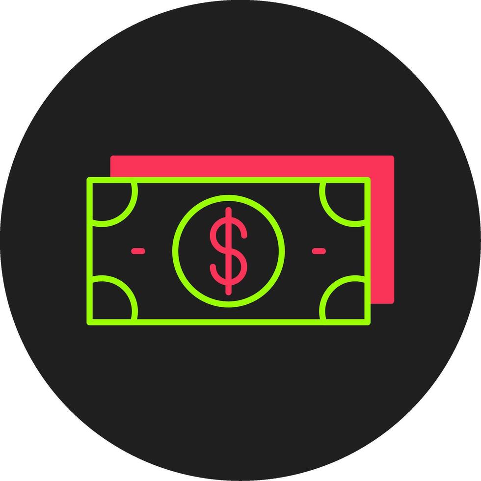 icône de cercle de glyphe d'argent vecteur