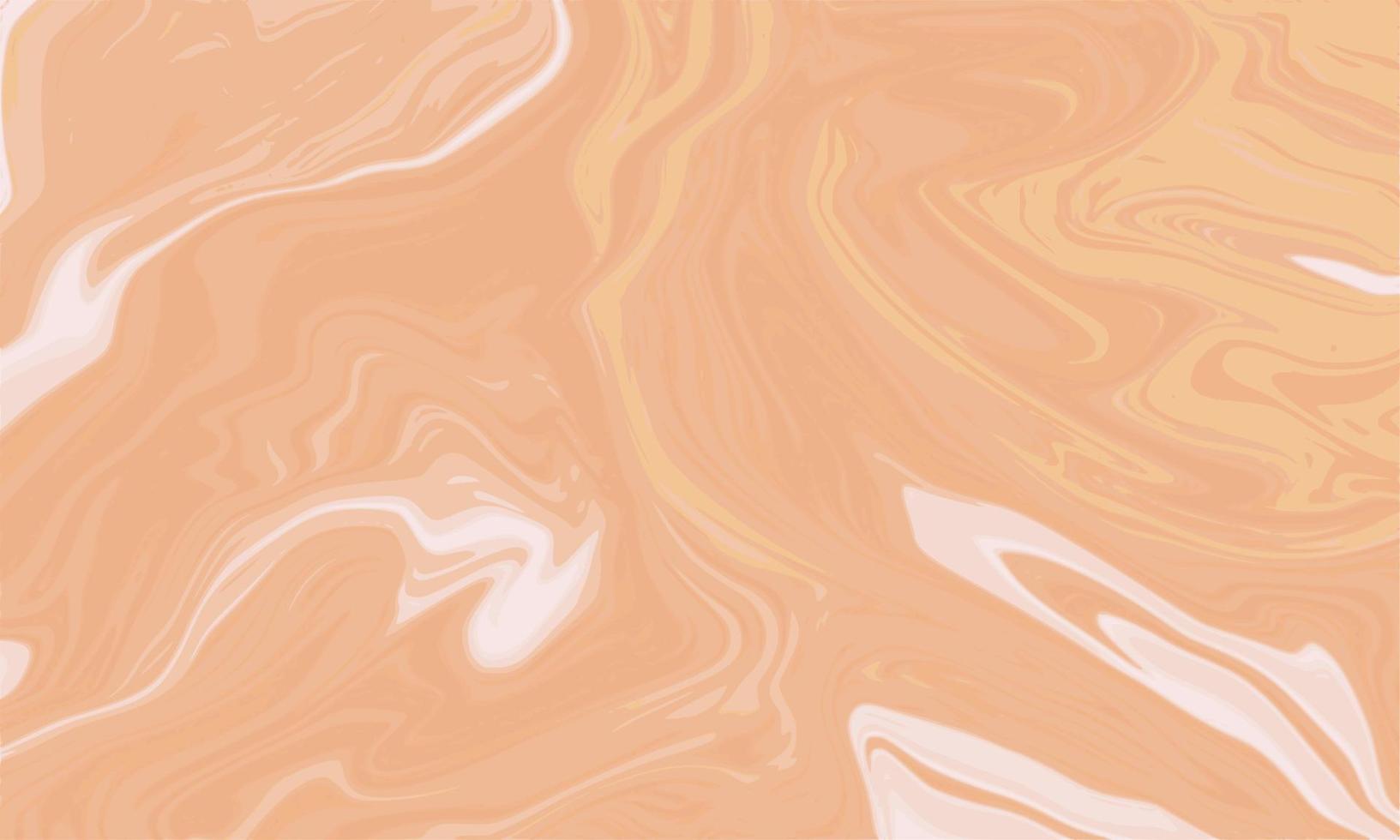 fond de marbre liquide orange abstrait vecteur