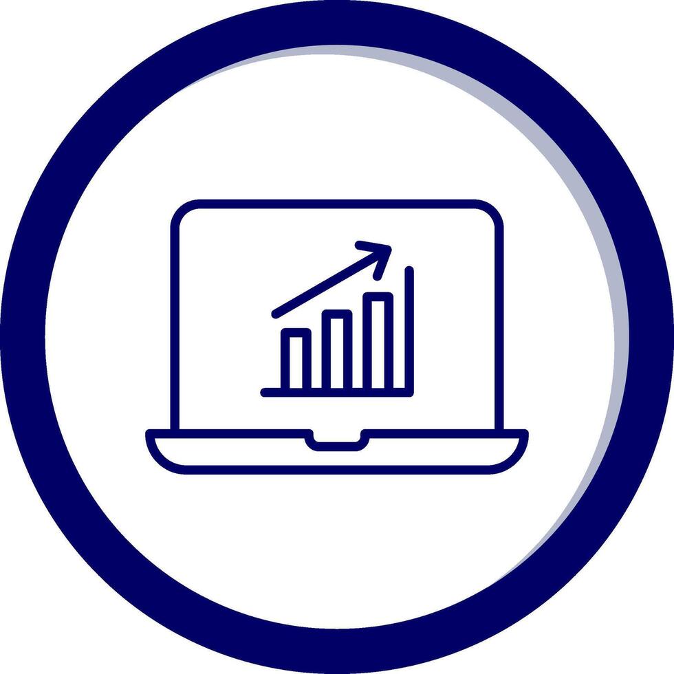 Statistiques vecto icône vecteur