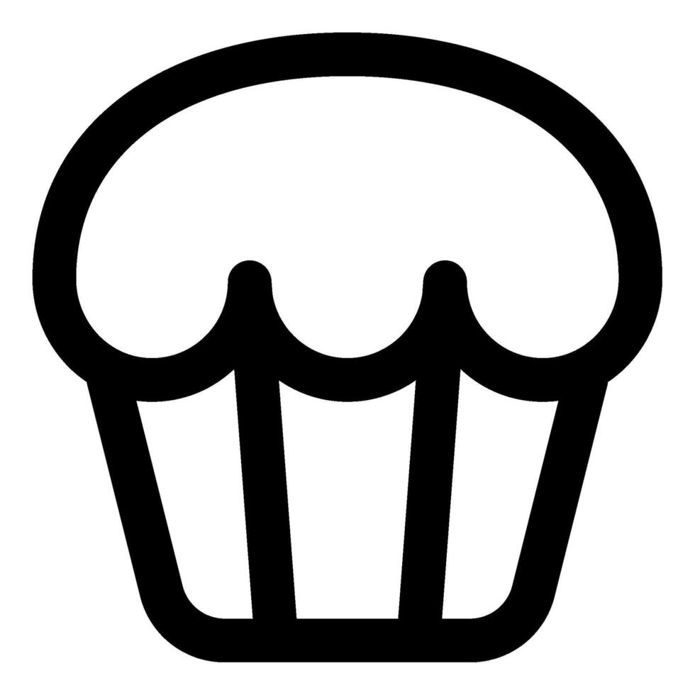 petit gâteau icône nourriture et breuvages pour la toile, application, uiux, infographie, etc vecteur