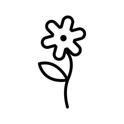 Fleur vecteur icône
