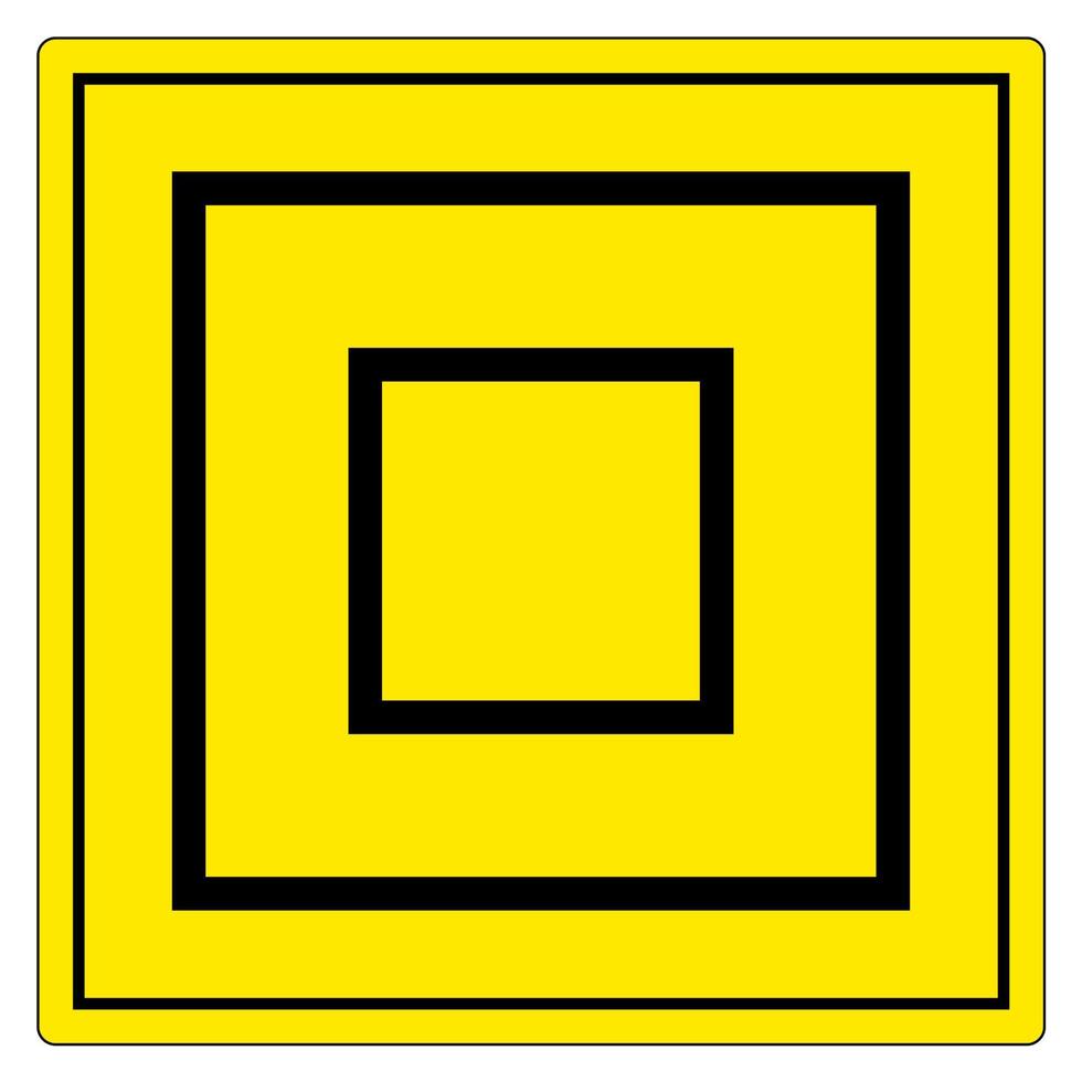 signe de symbole d'équipement de classe ii, illustration vectorielle, isoler sur l'étiquette de fond blanc. eps10 vecteur