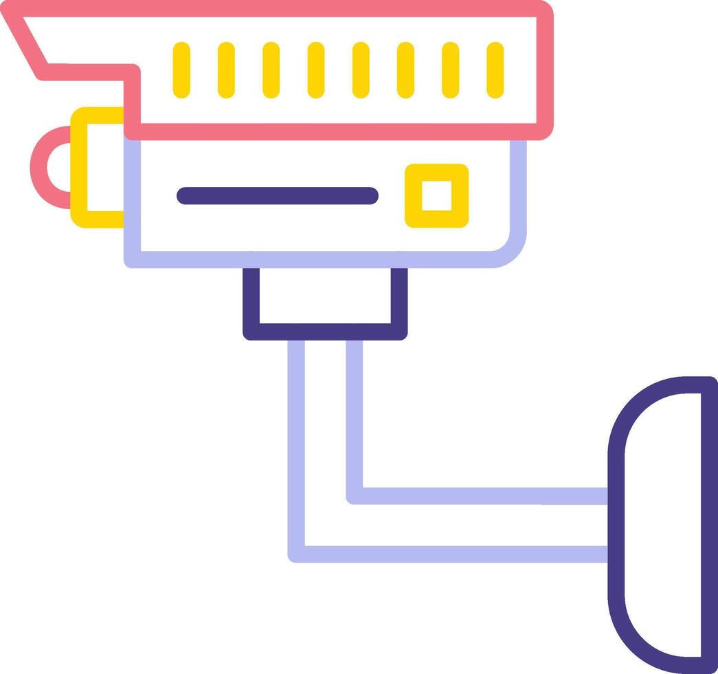 vidéosurveillance caméra vecto icône vecteur