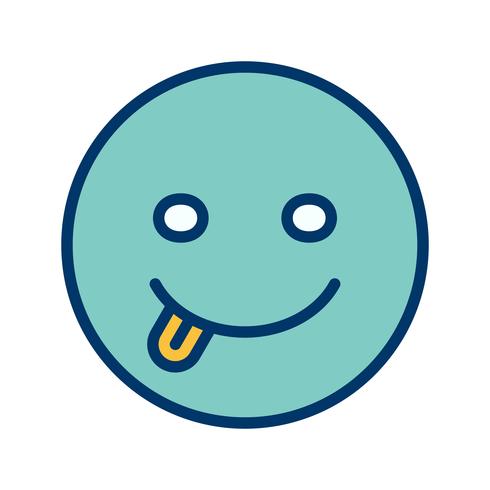 Langue Emoji Vector Icon