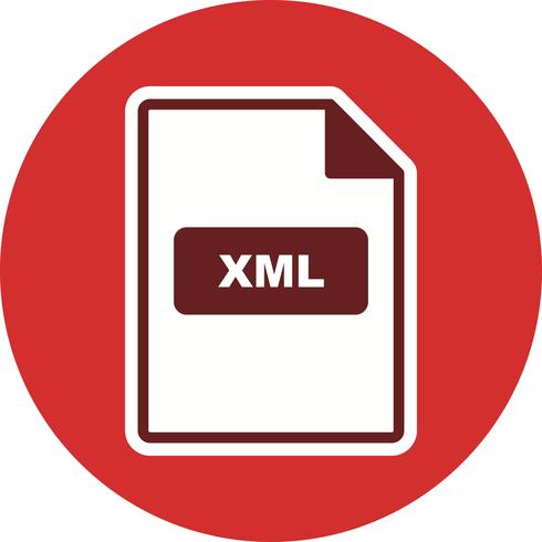 Icône de vecteur XML