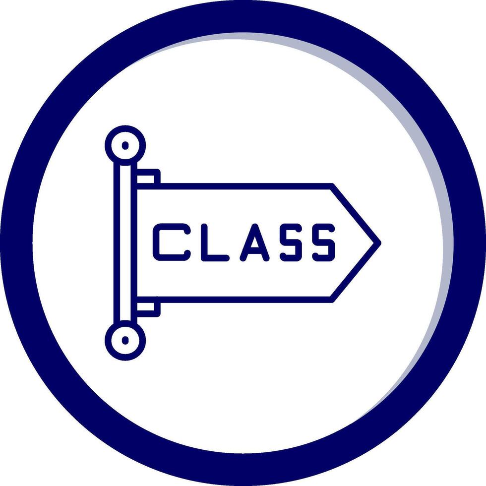 icône de vecteur de classe