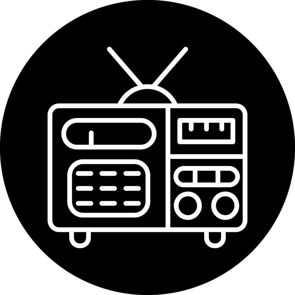 icône de vecteur radio