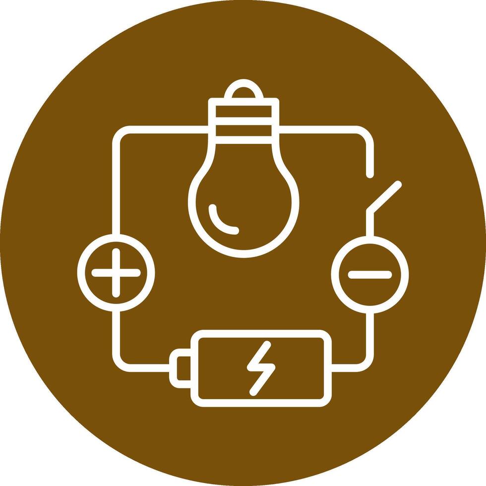 icône de vecteur de circuit électrique