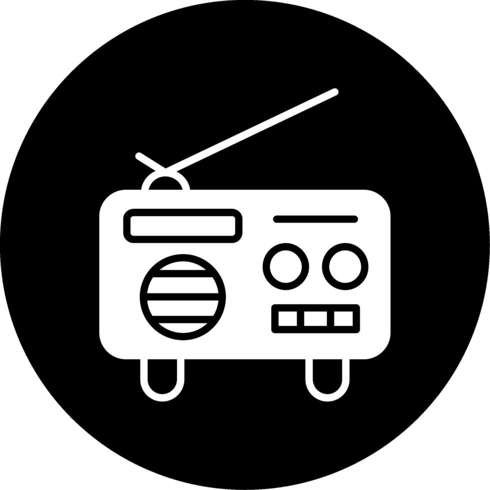 icône de vecteur radio