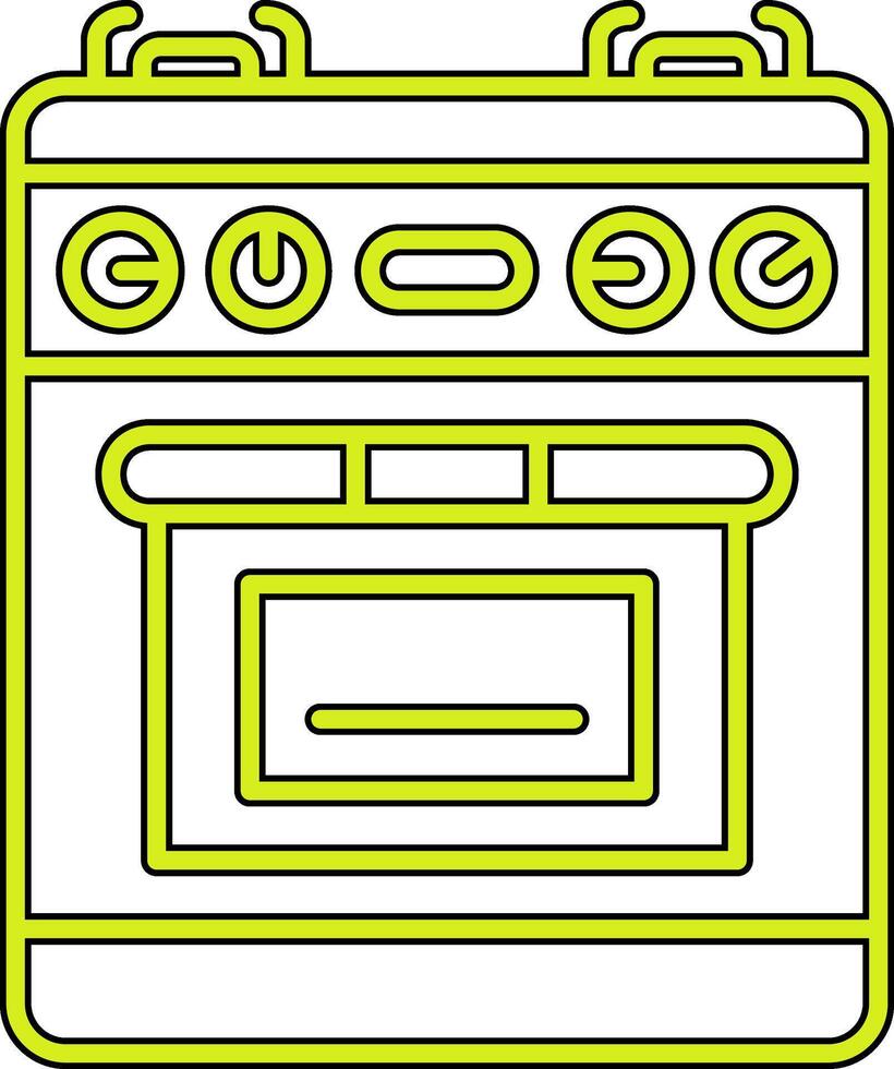 icône de vecteur de cuisinière à gaz
