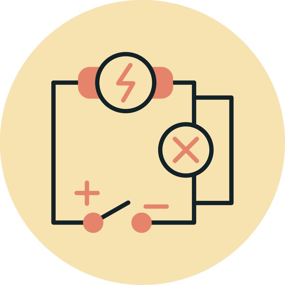 icône de vecteur de circuit électrique