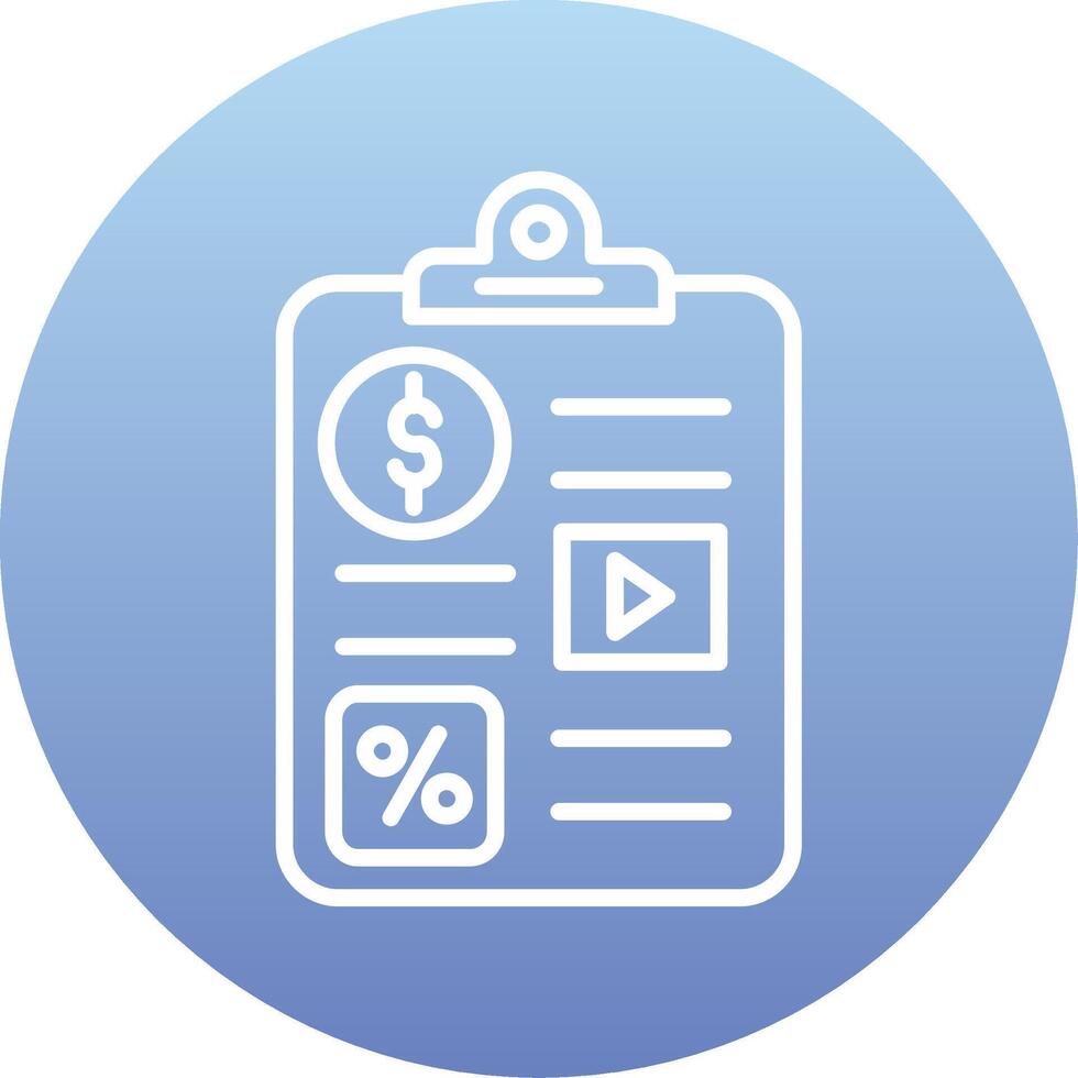 icône de vecteur de rapport