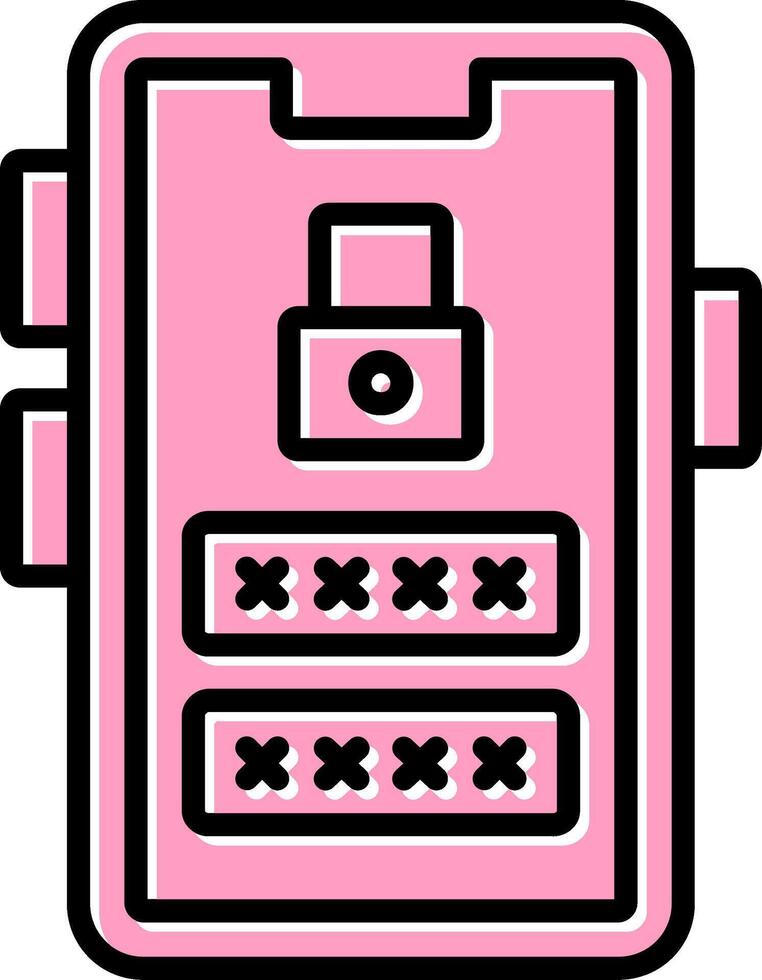 icône de vecteur de mot de passe