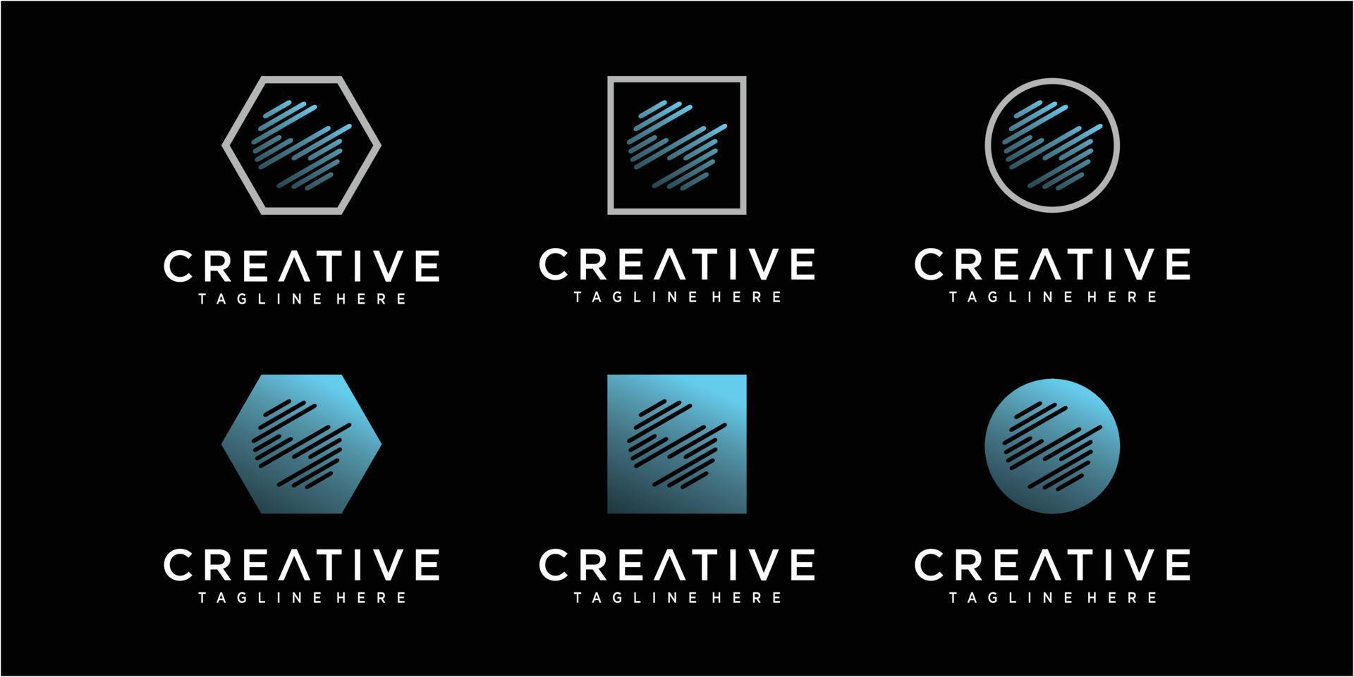 modèle de conception de logo créatif lettre initiale s vecteur